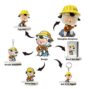 شخصيات راتنج مخصصة لعبة شخصية بشرية مخصصة مع تغليف هدية عيد ميلاد سولو 3d التسوية - Product Image 1