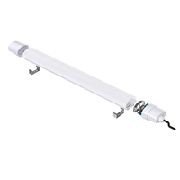 Boîtier de tube LED tri-étanche IP65 avec design méditerranéen traditionnel, luminaire étanche