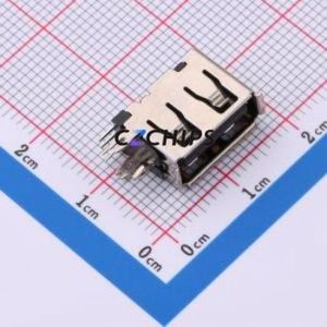 041N-1BVC10-S1 <b>USB</b> Connector Connector ( Protocol Standard: <b>USB</b> <b>2.0</b> )( Mounting Type: Side Insert ) - Product Image 1