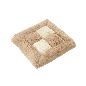 Cojín cuadrado de felpa Sky Nine Grid para silla de oficina, para estudiantes, cómodo para sentarse por largos períodos, con soporte para la espalda. - Product Image 1