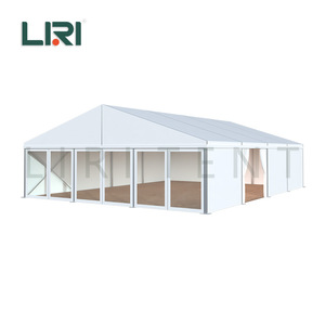 Tente Liri, grande tente d'exposition, tente de salon professionnel, imperméable, pare-soleil, installation rapide, abri multifonctionnel pour événements en plein air - Product Image 1