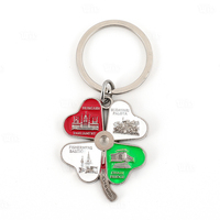Porte-clés en métal en alliage de zinc émaillé 3D moulé sous pression, durable, personnalisé, design sur mesure, cadeaux promotionnels d'entreprise, souvenirs numériques