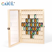 Cassette de film Boîte de présentation en bois massif durable anti-poussière et de stockage de bijoux Shandong sur mesure