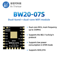 Module Wi-Fi double bande + BLE 5.0 Ai-Thinker BW20-07S, MCU double cœur, quatre générations, antenne externe