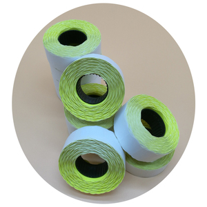 Étiquette en rouleau ondulée 22x16mm pour machines <span class=keywords><strong>METO</strong></span>, OPEN, BLITZ, TOVEL et PRIX - Product Image 3