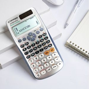 Calculatrice scientifique pour étudiants <span class=keywords><strong>en</strong></span> plastique Factory 417 avec fonctions 991ES 10 + 2 chiffres 2 lignes d'affichage - Product Image 4