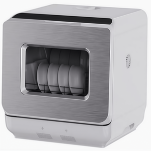 Lave-vaisselle portable sur comptoir, mini, réservoir d'eau de 5 L, capacité de 16 couverts, 6 programmes de lavage, fonction de séchage à l'air - Product Image 2