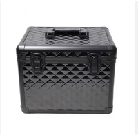 Boîte de rangement en aluminium imperméable pour le toilettage des chevaux, boîte de rangement pour les outils de nettoyage des chevaux et des animaux de compagnie, grande capacité, boîte de transport en aluminium
