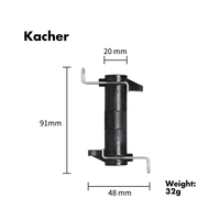 Nuevo Conector de Extensión para Manguera de Agua, Compatible con Lavadoras de Alta Presión Karcher/Nilfisk/Bosch, Adaptador de Extensión para Manguera de Lavado de Autos
