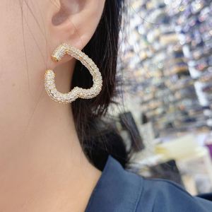 HIBRIDE, pendientes de moda con forma de corazón y amor para mujer, novedad de 2020, pendientes dulces de moda para mujer, joyería al por mayor Brinco, - Product Image 5
