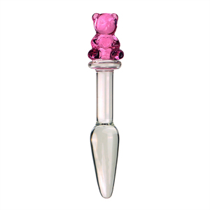 Mini Plug Anale in Vetro Trasparente Serie Orsetto <span class=keywords><strong>d</strong></span>'<span class=keywords><strong>Amore</strong></span>, Nuovo Giocattolo Sessuale per Adulti del Produttore - Product Image 3