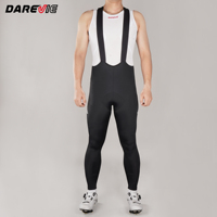 Darevie Long Italy Elastic Interface Pad Cycling Compression Bike Tights Pro Bike Pants Cycling Padded Bib Shorts