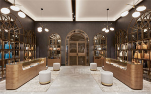 Ra37 Tùy Chỉnh Quang Học Cửa Hàng <span class=keywords><strong>3D</strong></span> Thiết Kế Bố Trí Bán Lẻ Kính Mát Túi Cửa Hàng Hiển Thị Đứng Sắt Giá Cho Kính Sang Trọng Túi Xách Hiển Thị - Product Image 3