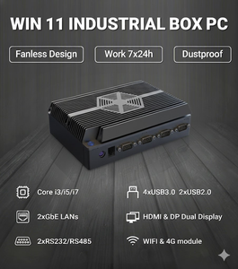 PC Industrial Integrado Core I3 <span class=keywords><strong>I5</strong></span> I7 1125G4 1155G7 <span class=keywords><strong>1195G7</strong></span>, Quad-core, 2*LAN, 4*COM, Voltaje Amplio 9-36V, Windows, Linux - Product Image 6