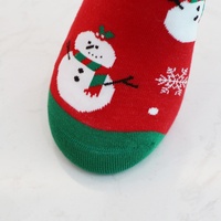 Kaos Kaki Natal Khusus Pria Katun Motif Liburan Hadiah Grosir Santa Musim Dingin
