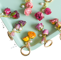 Porte-clés en résine de rose véritable séchée, faits à la main, imprimés UV, tendance, durables, réutilisables, en alliage, breloque éternelle, multi-occasions, cadeau pour elle
