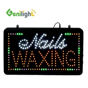 <span class=keywords><strong>Enseigne</strong></span> LED d'intérieur Genlight 22*13 pouces DC12v Professional Custom <span class=keywords><strong>Flash</strong></span> Edge Advertising Offre Spéciale for Retail Store Nails SDK - Product Image 1