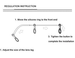 Newset <span class=keywords><strong>lunettes</strong></span> cordon <span class=keywords><strong>lunettes</strong></span> de soleil cordon de cou corde de maintien <span class=keywords><strong>lunettes</strong></span> cadres optiques <span class=keywords><strong>lunettes</strong></span> néoprène chaîne sangle ligne de filetage - Product Image 6