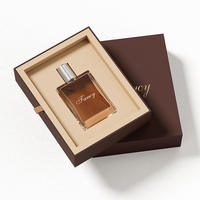 Nouvelle arrivée, boîte cadeau pour parfum, écologique, recyclable, faite à la main, en carton rigide gris, fermeture magnétique, forme de tiroir, en papier