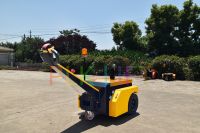 Mini tracteur électrique à batterie, robuste, en acier, neuf, pour remorquage compact, idéal pour la logistique d'usine