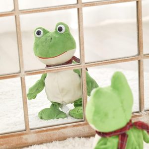 Giocattolo Rana Verde Interattivo Elettronico, Peluche Musicale che Cinguetta, Agita e Si Agita, Animale di Peluche Animato - Product Image 6