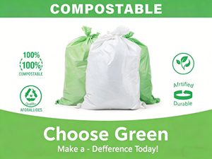 Sacchetti per Rifiuti Biodegradabili e Compostabili in Plastica Ecologica, Stampati a Colori Personalizzati, in Rotolo - Product Image 2