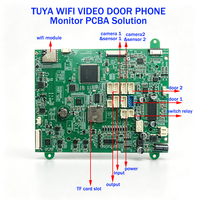 Prototypage de cartes de circuits imprimés (PCBA) pour visiophone Tuya personnalisé, fabricant OEM, solutions clés en main, réduction stratégique des coûts (BOM)