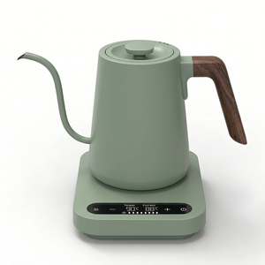 Bouilloire électrique intelligente 800 ml en acier inoxydable 304, bouilloire à thé et café à col de cygne avec contrôle de la température - Product Image 1