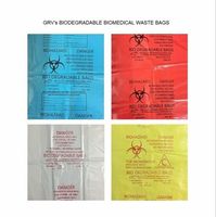 Bolsas de Basura Biodegradables para Residuos Biológicos de la Marca GRV, con Cierre de Cremallera, Material PE/LDPE, Color Personalizado, Impresión Digital, Grado Médico