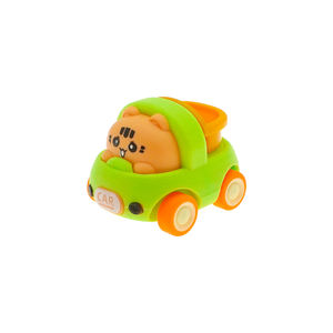 Ours coloré retirer voiture plastique Friction ingénieur véhicule pour enfants 65mm Surprise Capsule jouets - Product Image 2