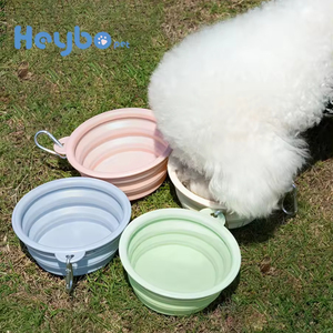 Tazón Portátil Plegable para Mascotas en Colores Macaron, para Uso en Exteriores, Comedero de Silicona Plegable para Perros y Gatos, Ecológico - Product Image 2