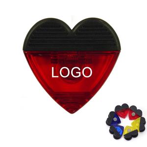 Custom Logo Printed Heart Shape Plastic Refrigerator Magnet <b>Clips</b> Sets,Multipurpose Magnet Paper <b>Clips</b>,Snacks Bag <b>Clips</b> - Product Image 1