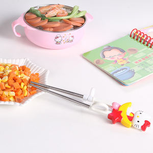 <span class=keywords><strong>Palillos</strong></span> de acero inoxidable <span class=keywords><strong>para</strong></span> niños y bebés, <span class=keywords><strong>palillos</strong></span> de entrenamiento reutilizables con dibujos animados, productos <span class=keywords><strong>para</strong></span> bebés <span class=keywords><strong>para</strong></span> el hogar - Product Image 5