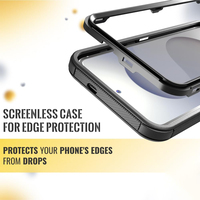 Étui de téléphone robuste et résistant pour Samsung Galaxy S25 FE, coque de protection antichoc avec clip de ceinture