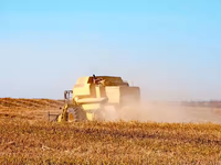 Moissonneuse-batteuse agricole XR720 sur chenilles avant et arrière pour une récolte efficace du blé, du riz et du maïs