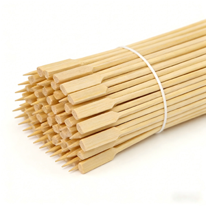 Brochetas de Bambú Desechables al por Mayor, 9/12/15/18/20/25 cm, Precio de Fábrica, para Fiestas, Reuniones, Barbacoas, Picnic, Catering, Decoración, Frutas - Product Image 4