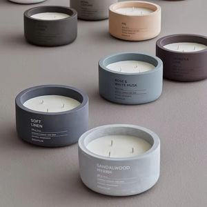 Velas de Arcilla de Colores al por Mayor, con Logotipo Personalizado Grabado, Velas de Cemento Únicas y Aromáticas, en Grandes Cantidades - Product Image 3