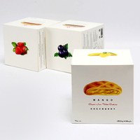Boîte en papier kraft de conception moderne boîte cadeau de cuisson de gâteau personnalisée avec impression UV blanche emballage alimentaire personnalisé production de logo
