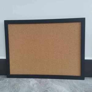 กระดานข่าวผ้าไม้ก๊อกหลายขนาด30*40ซม. กรอบสีดำทำจากไม้ - Product Image 5