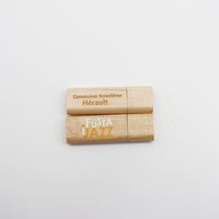 Pendrive de Madera USB 3.0 16GB 32GB 64GB 128GB 1TB con Logo - Regalo Bodas Empresas Ecológico al por Mayor Memoria USB