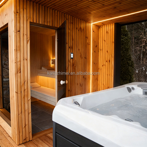 Thương mại lớn phòng tắm hơi | 8-người ướt & khô hơi nước Kit cho khách sạn Spa | CE chứng nhận nhà máy giá - Product Image 1