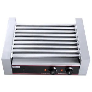 Commercial snack equipment 5/7/11 rollers automatic sausage roaster hot dog machine sausage roasting machine