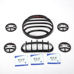Nouveau couvercle de gril de phare ABS de moto noir mat pour <span class=keywords><strong>Honda</strong></span> <span class=keywords><strong>CL500</strong></span> CL300 - Product Image 5