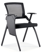 Chaise de bureau pour personnel, chaise d'ordinateur en maille de haute qualité, design pliable, minimaliste, respirante, pour la formation
