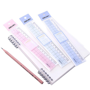Regla Transparente Deli de 18 cm, Regla de Plástico para Estudiantes, Herramienta de Medición para Dibujo y Matemáticas - Product Image 5