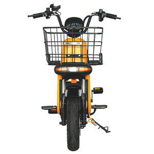 Bicicletta <span class=keywords><strong>Elettrica</strong></span> Sicura con Motore Centrale Brushless, Trasporto Carico, 3 Velocità, Telaio in Acciaio, Freni a Disco Anteriori e Tamburo Posteriori, Autonomia 60-70km, Per Adulti - Product Image 3