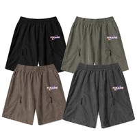 YKH 160GSM Baloncesto Gimnasio Correr Nylon Verano Baggy Streetwear Pantalones cortos en blanco Alta calidad Transpirable Logotipo personalizado Pantalones cortos para hombres