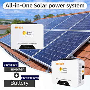 ระบบพลังงานแสงอาทิตย์ออลอินวัน 300W 500W แบบพกพา 800wh/1000wh เครื่องกำเนิดไฟฟ้าพลังงานแสงอาทิตย์ขนาดเล็กแบบพกพาสำหรับการตั้งแคมป์กลางแจ้ง - Product Image 2