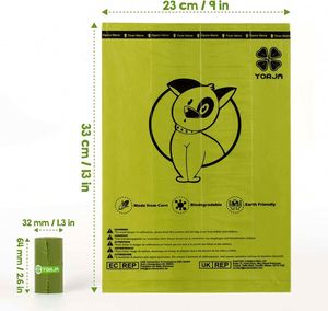 Sacs à déjections canines imprimés en gros, écologiques, en stock, protection de l'environnement, contrôle efficace des odeurs, en PE, sacs poubelles pour animaux de compagnie - Product Image 1