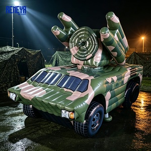 Véhicule radar gonflable industriel robuste avec résistance aux UV et motif camouflage pour exercices sur le terrain REMEYA - Product Image 1